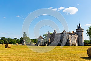 View of Chateau de la Brede photo