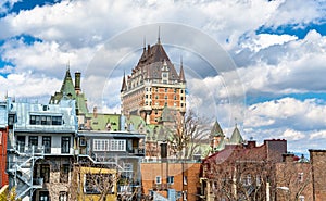 View of Chateau Frontenac in Quebec City, Canada