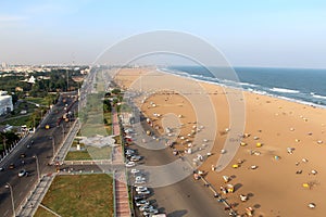 A view From chennai Light house