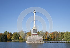 View of Chesma monument. Tsarskoye Selo photo