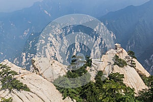 View of the Chess Pavilion at Hua Shan mountain in Shaanxi province, Chi