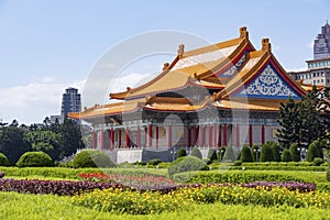 View of Chiang Kai-shek Memorial Hal ,Taipei Taiwan