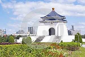 View of Chiang Kai-shek Memorial Hal ,Taipei Taiwan