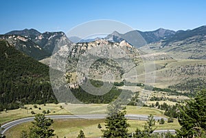 View of Chief Joseph Scenic Byway photo