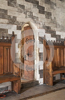View of Chillon Castle. Switzerland
