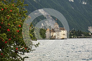 View of Chillon Castle. Switzerland