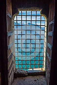 View from Chillon castle windows