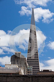 View from China Town of Transamerica building, San Francisco photo