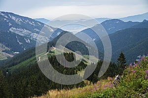 View from Chopok - Low Tatras, Slovakia. Liptov, beautiful.