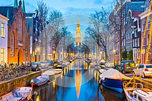 View of Chruch in Amsterdam, Netherlands