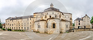 View at the Church and Abbey of Saint Mary in Souillac ,France photo