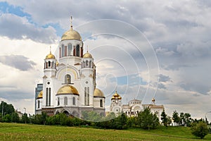 Church on Blood in Honour in Yekaterinburg. Russia photo