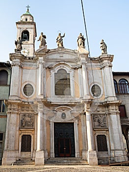 view of church Chiesa di San Marco in Bergamo