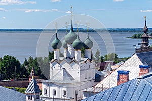 View of the Church of Gregory the Theologian in Rostov, Russia.