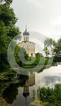 View of the Church of the Intercession on the Nerl