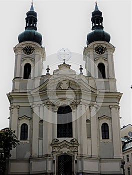 View  of  church  in Karlovy Vary, Czech Republic