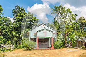 View at the Church in Kashi Village - Bangladesh photo
