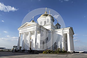 View of the church in the name of St. Alexis in the Annunciation Monastery. Nizhny Novgorod
