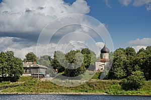 View of church in pskov russia