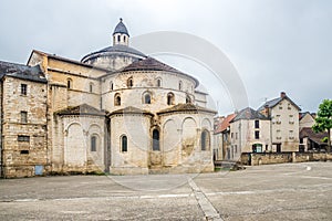 View at the Church of Saint Mary in Souillac - France photo