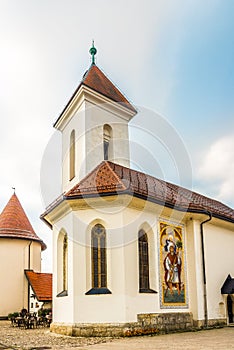 View at the Church of Saint Roch in Town Kranj - Slovenia photo