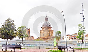 View of the church of San Andrés del Palomar