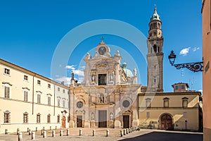 View at the Church of San Giovanni Evangelista in Parma - Italy photo