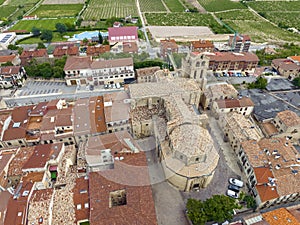 View at the Church of San Juan in Laguardia, Spain