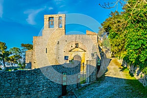 View of the church of Sant Orsola in Erice, Sicily, Italy photo