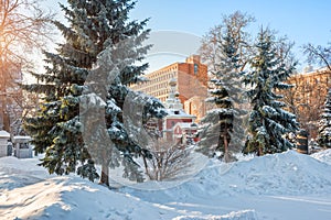 View of the Church of the Sorrowful in Nizhny Novgorod