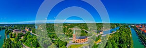 View of a church in Swedish town Trollhattan