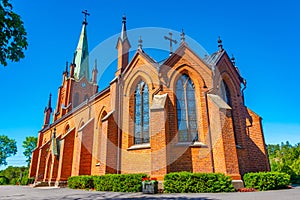 View of a church in Swedish town Trollhattan