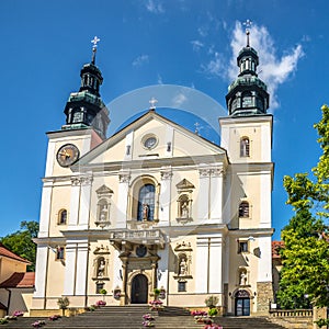 View at the Church of Zebrzydowska Kalwaria - Monastery, Poland