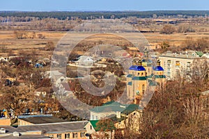 View on Chyhyryn town, Ukraine