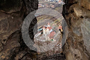 View from Cisnadioara Fortress, Among The Oldest Romanic Monuments In Transylvania