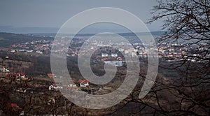 View from Cisnadioara Fortress, Among The Oldest Romanic Monuments In Transylvania