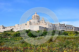 View of the citadel, Mdina.