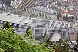 View of city from above. Bergen, Norway