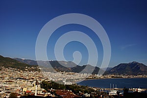 View of the city of Alanya, Turkey