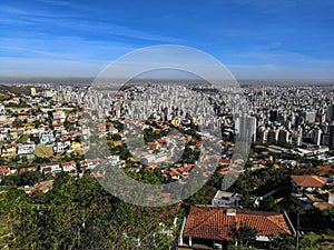 View of the city of Belo Horizonte from Mirante das Mangabeiras photo