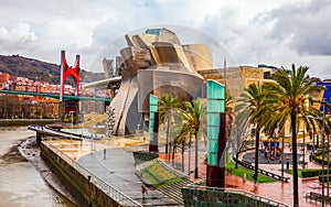 View on the city Bilbao