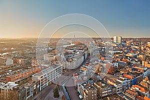 View of the city center of Arnhem, The Netherlands