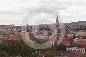 View of the city - Cluj Napoca,Kolozsvar, Klausenburg, Transylvania, Romania