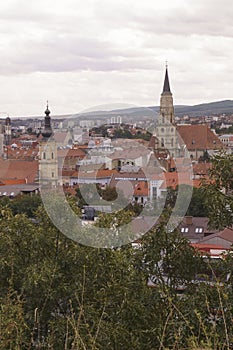 View of the city - Cluj Napoca, KolozsvÃƒÂ¡r, Klausenburg, Transylvania, Romania