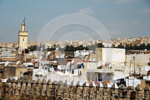 View on the city of Fez, Morocco