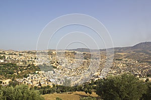 View of the city of Fez