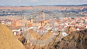 View of the city of Guadix, Granada photo