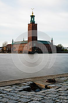 View of City Hall (Stadhuset). Stockholm, Sweden