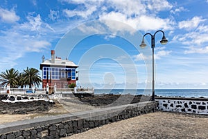 View from HarÃÂ­a on Lanzarote, Canary Islands photo