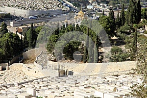 View of the city of Jerusalem Israel